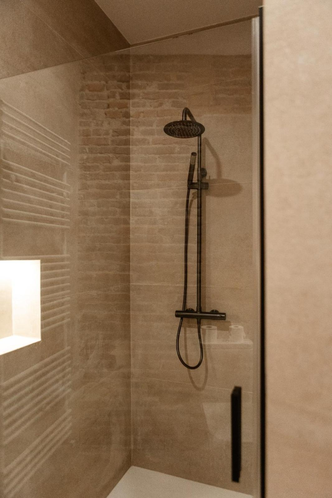 Hotel Albany Ancha León Exteriér fotografie A shower rail